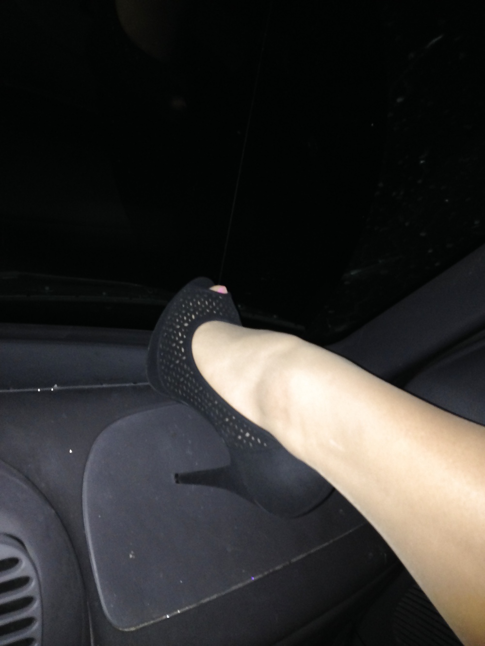 A little nylon tease in the truck #23641141