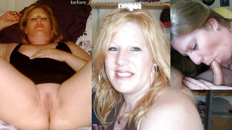 Exposed Slut Wives - Before and After 24 #26493756