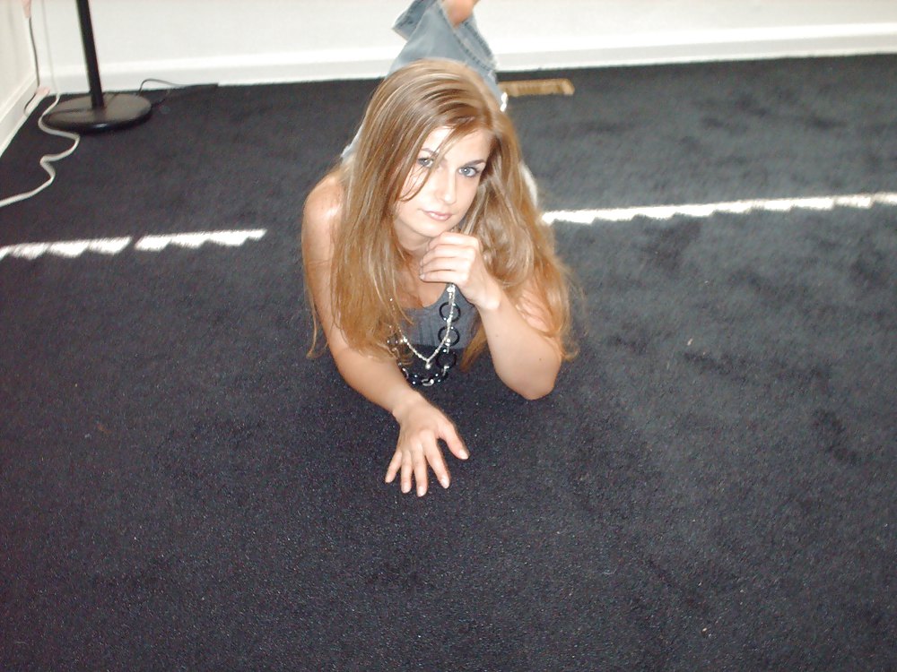 Amanda Ripped Jeans & Barefoot # 1