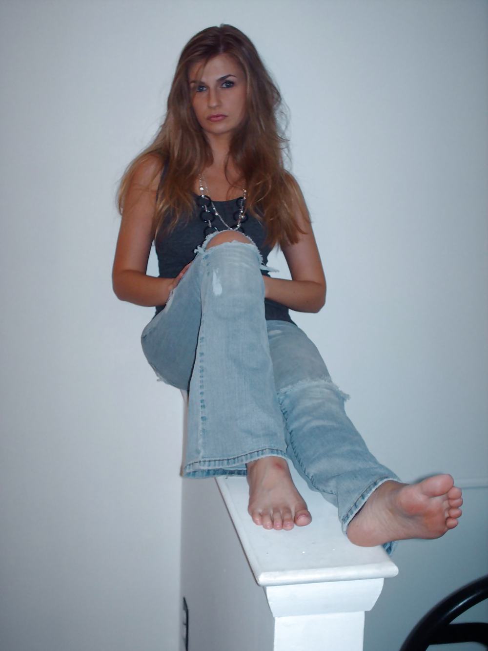 Amanda Zerrissene Jeans & Barfuß # 1 #34350375