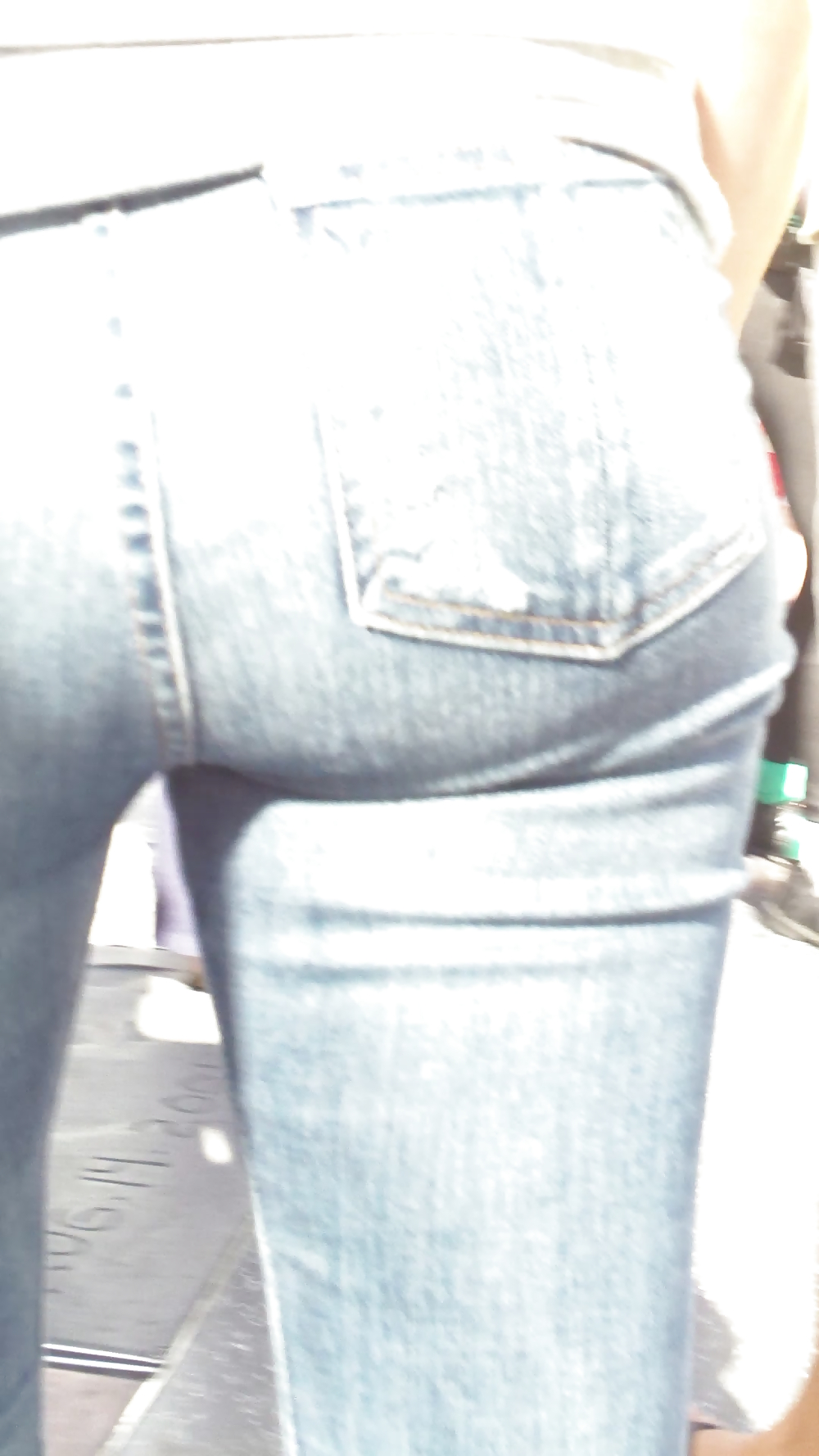 MILF smooth ass & butt in jeans  #36976902