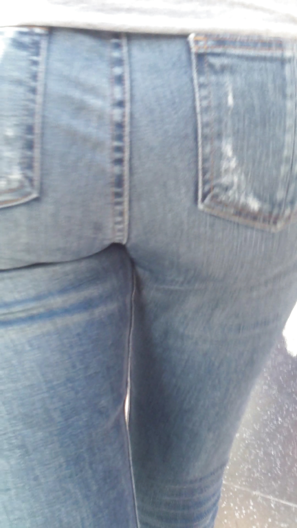 MILF smooth ass & butt in jeans  #36976904