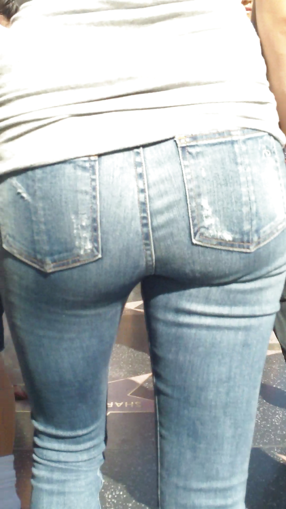 MILF smooth ass & butt in jeans  #36976999