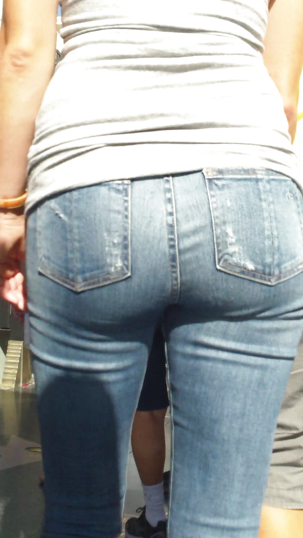 MILF smooth ass & butt in jeans  #36977006