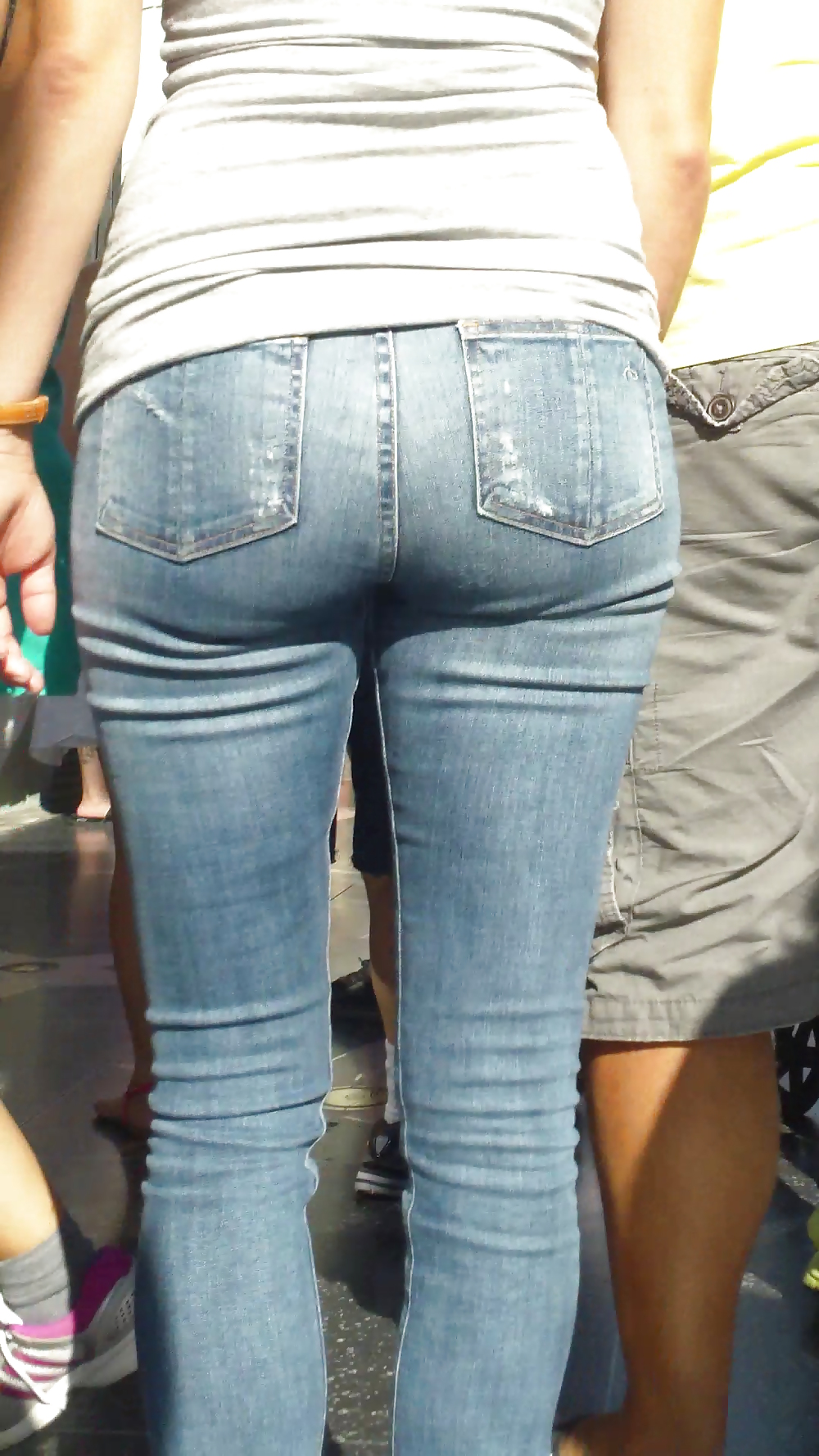 MILF smooth ass & butt in jeans  #36977026