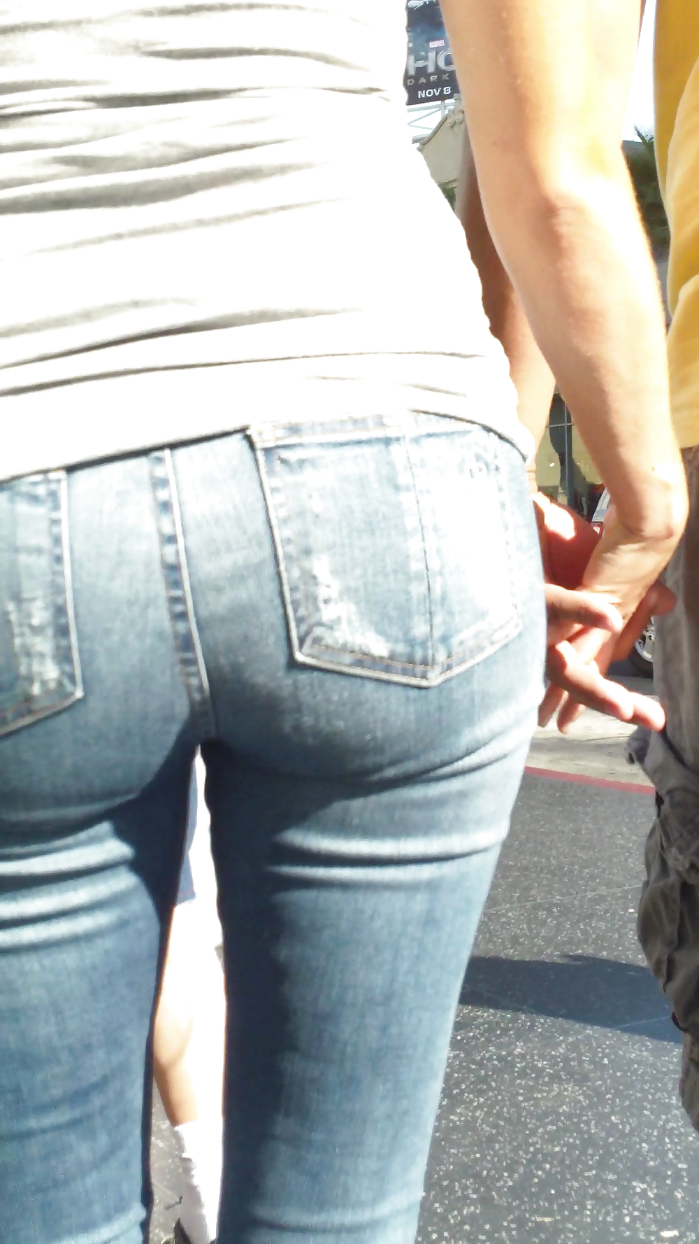 MILF smooth ass & butt in jeans  #36977049