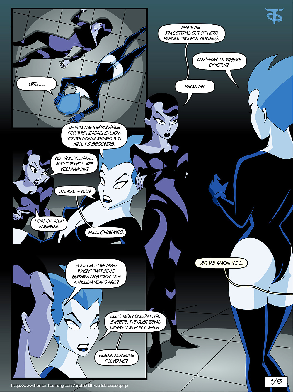 Inque and Livewire (Batman Beyond) #29616403