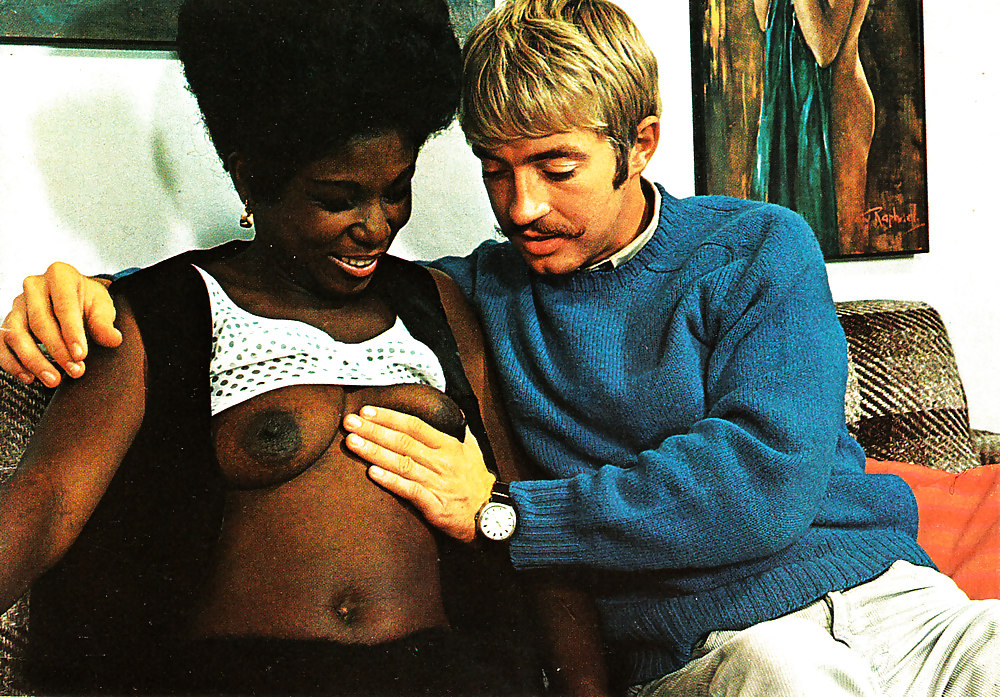 Vintage Interracial Group Sex #23971844