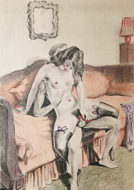 Vintage Erotic Drawings 15 #32687567