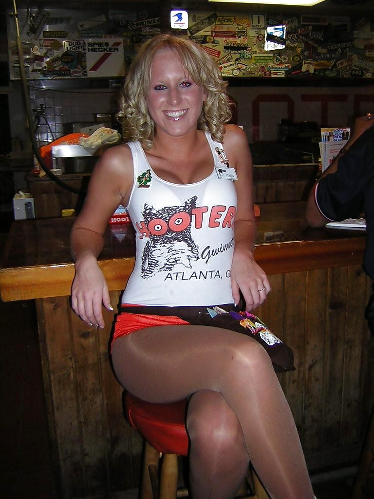 Pantyhose girls of hooters #3
 #24273617
