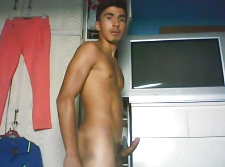 Naked Boy On Cam (4) - Fucks His Bubble Ass,Cums,Taste It #28075443