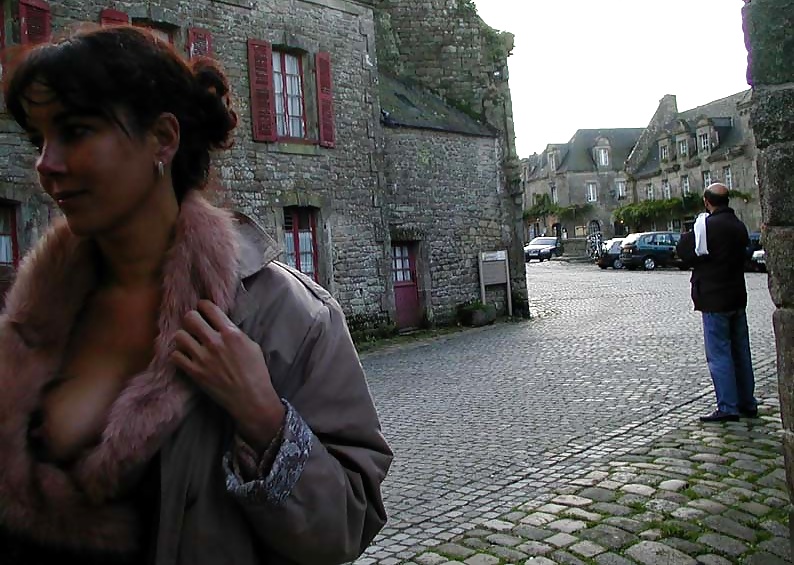 FRENCH NADINE flashing at Locronan 2002 #24640702