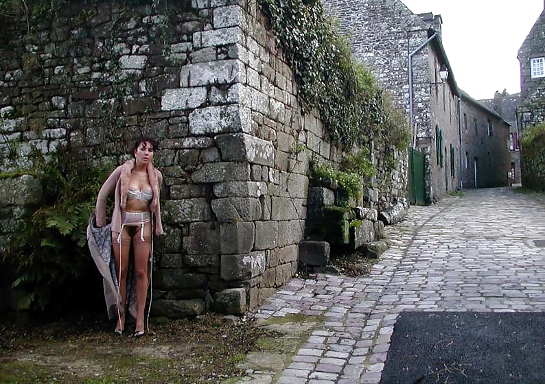 FRENCH NADINE flashing at Locronan 2002 #24641067