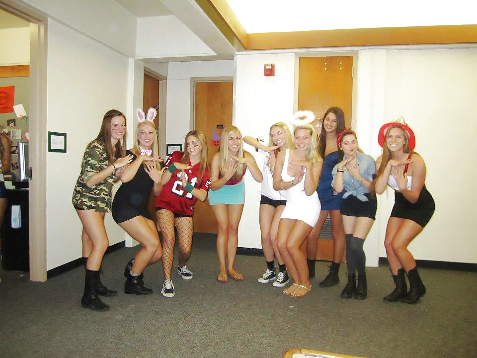 Sexy college sorority sluts, which would you fuck? #32727116