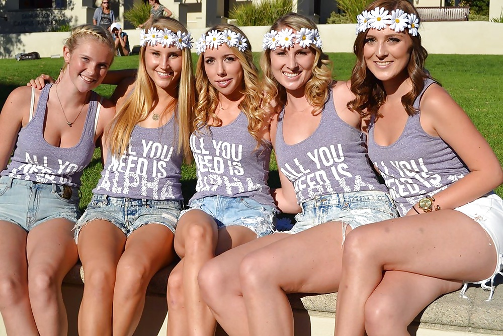 Sexy college sorority sluts, which would you fuck? #32727304