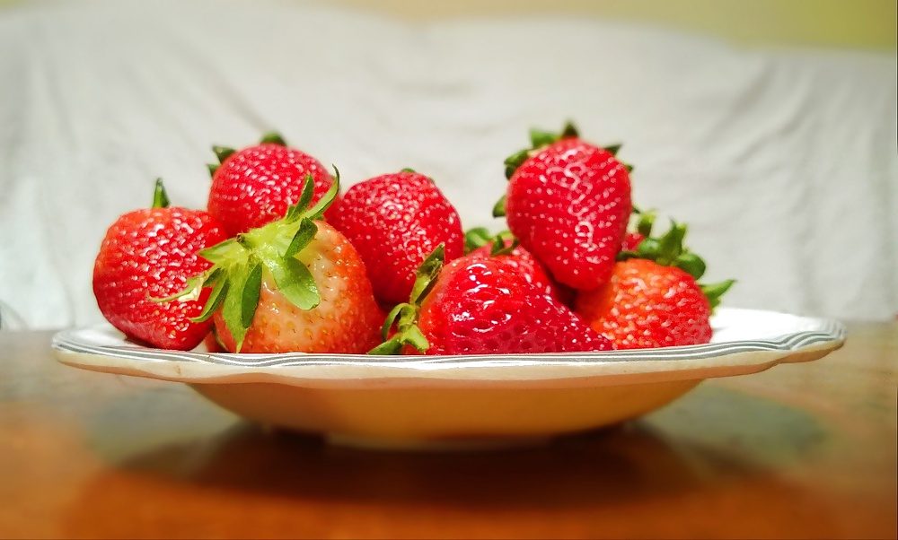 Strawberries sexual fruits tasty food sex and cream #34783711