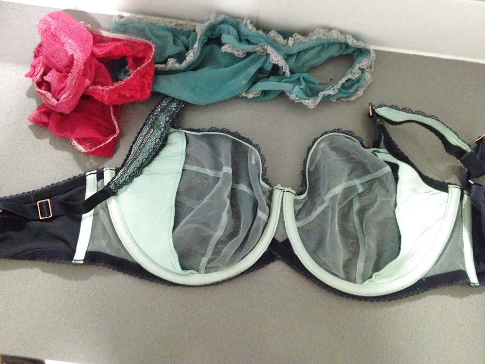 Size 14E bra and size 10 panties for wanking #23485363