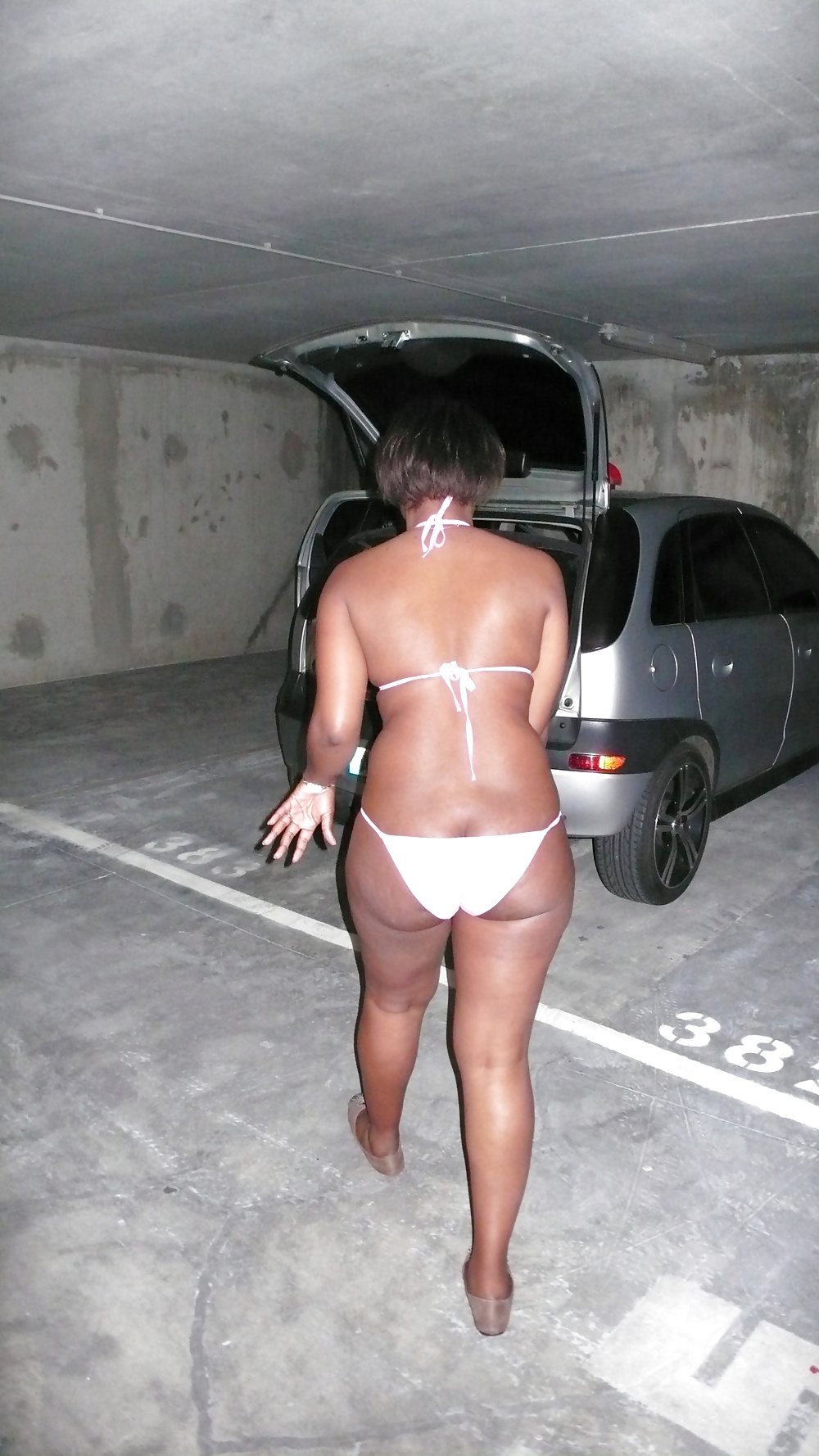 My Pink Bikini in Car Park #36913510