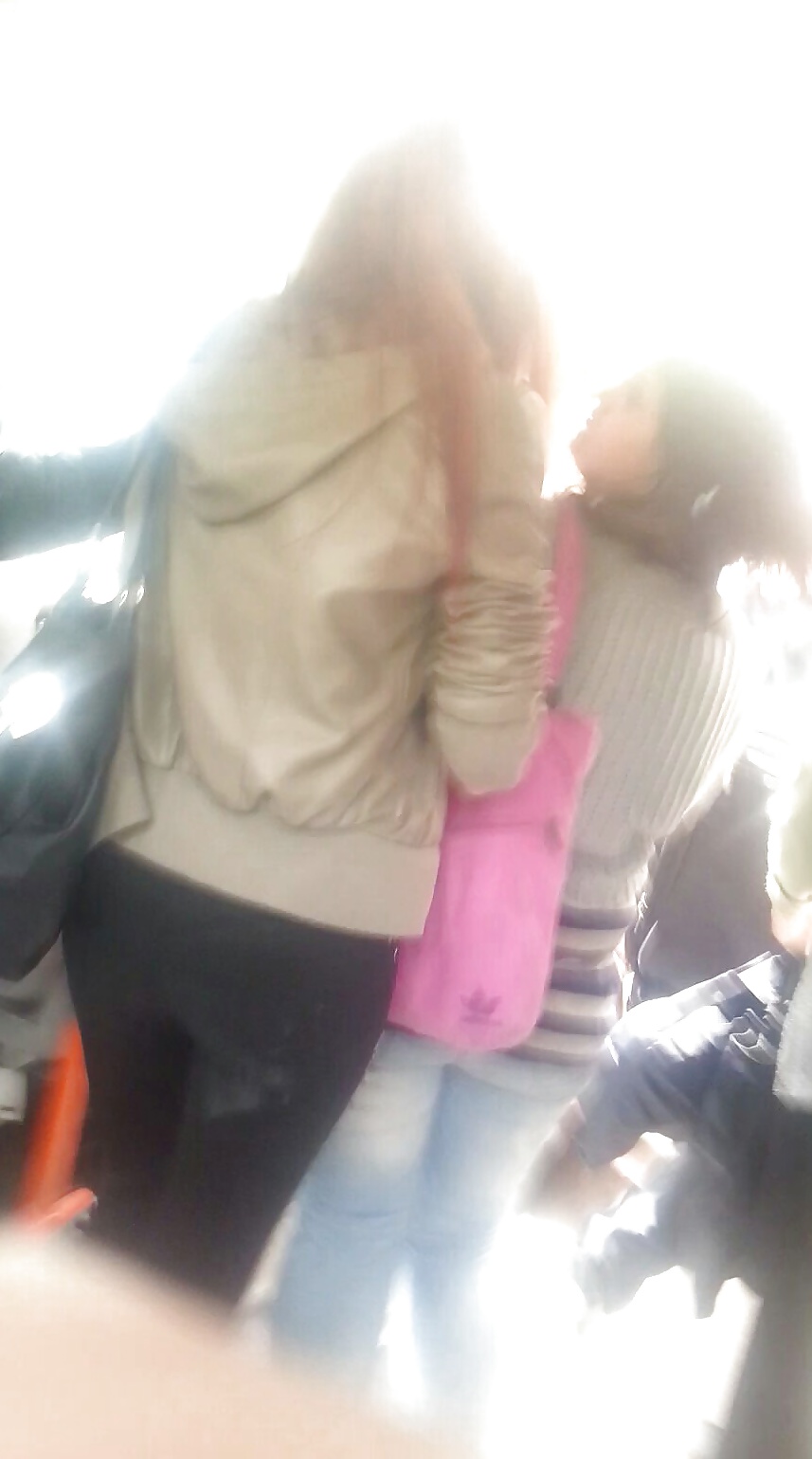 Spy ass teens in bus, station, train romanian #26732822