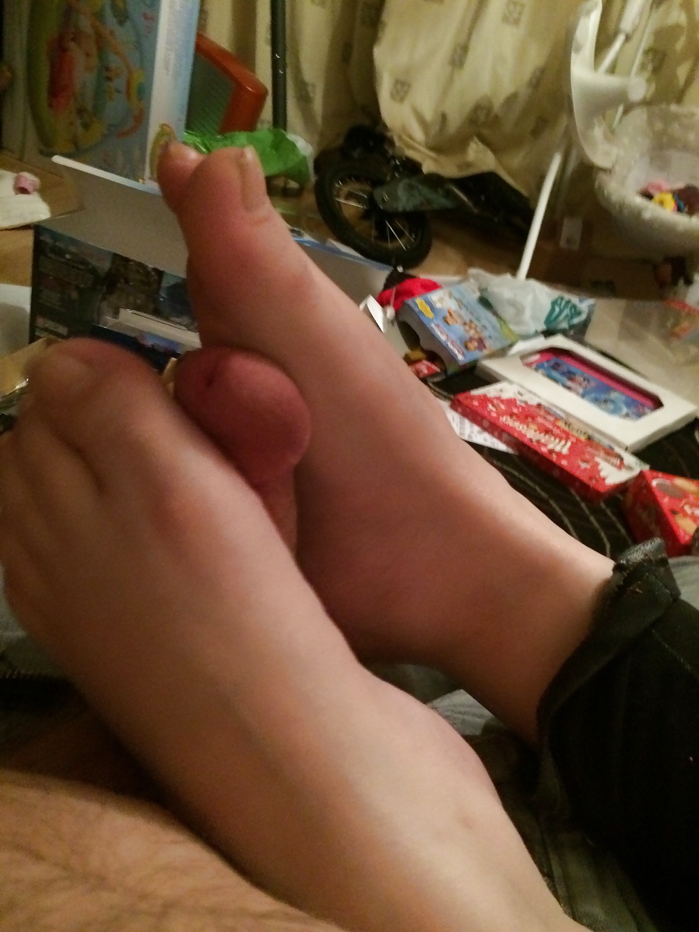 Getting A Footjob From My GF #40801997