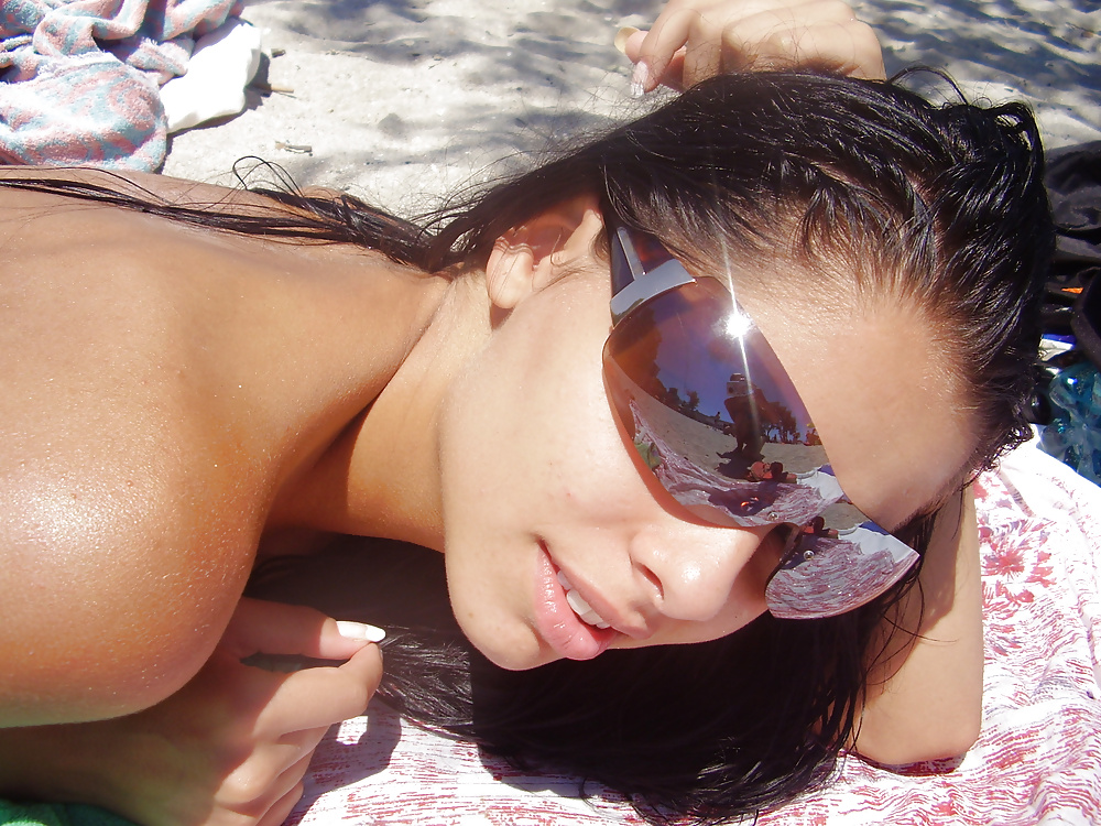 Amateur Latina Teen Topless Beach HQ by DarKKo #29963272