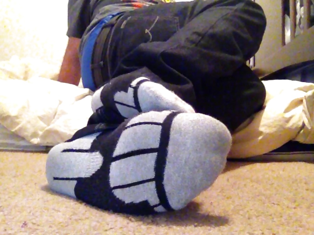 Boy feet in socks #25330491