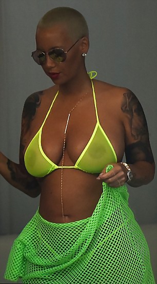 Amber Rose & Blac Chyna - Tits & ASS on Miami Beach - Ameman #40979821
