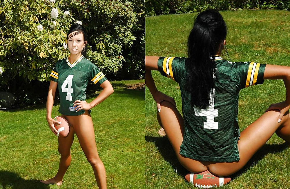 Sexy girls who love american football #40600485