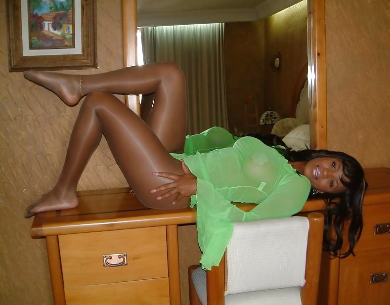 My Black Girl in Shiny Pantyhose #28024352