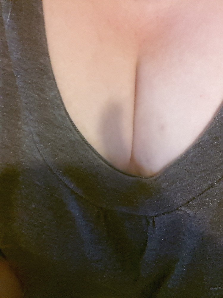 Cleavage and a nipple #39185004