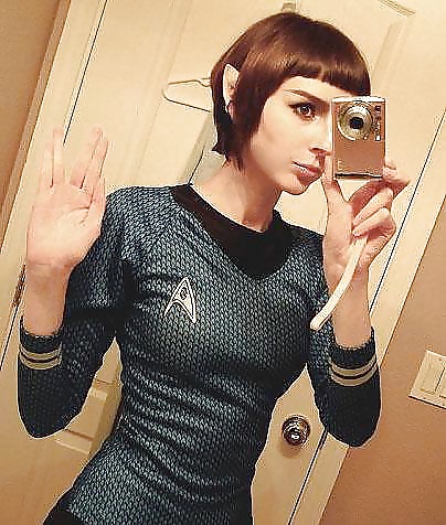 Slut of  Vulkan T Pol ( Star Trek) #32395467