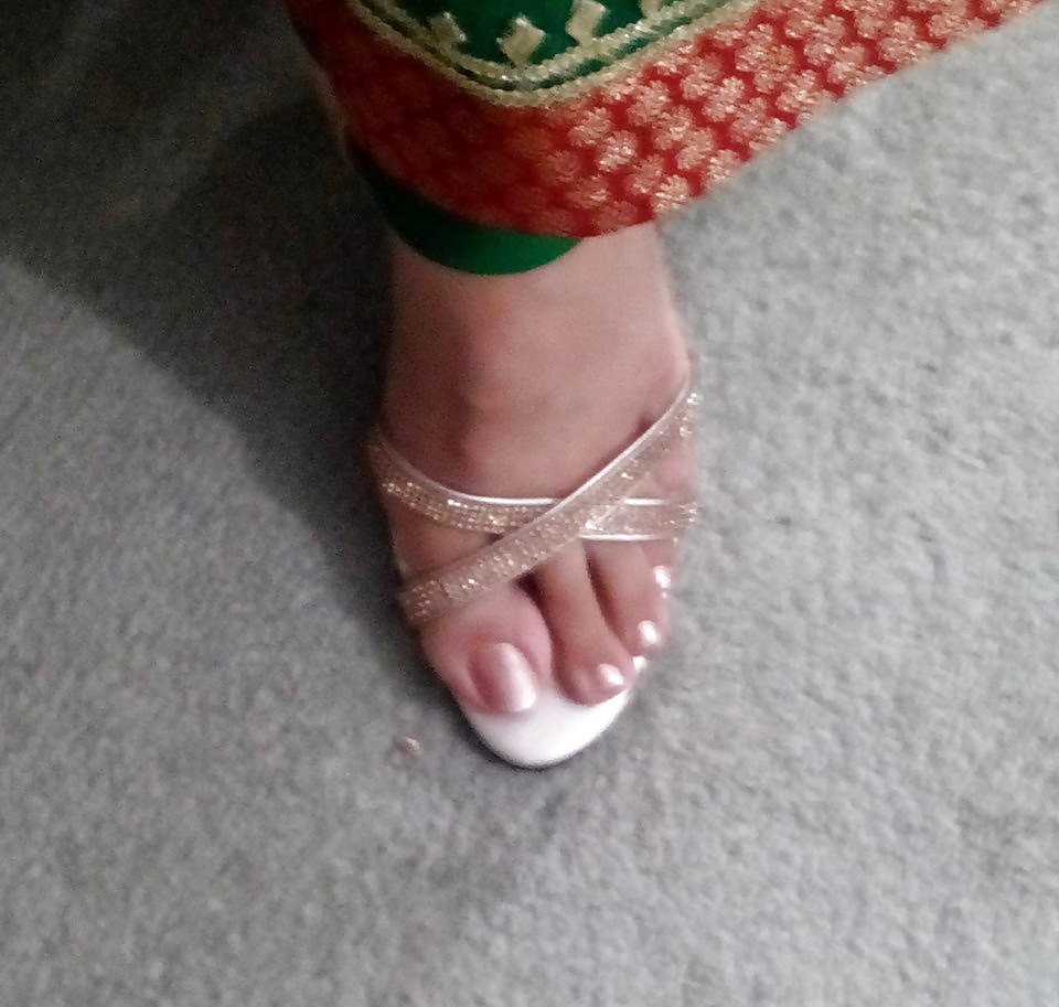 Candid Feet of my UK Indian wife and her relatives #34401367