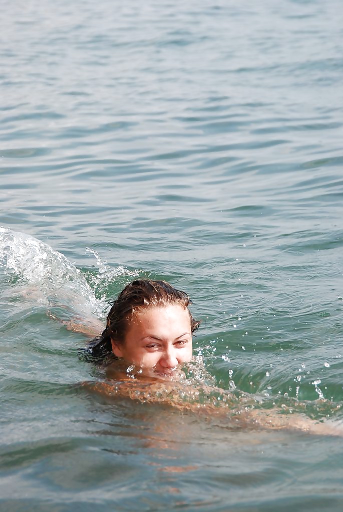 Teen on beach #34303686