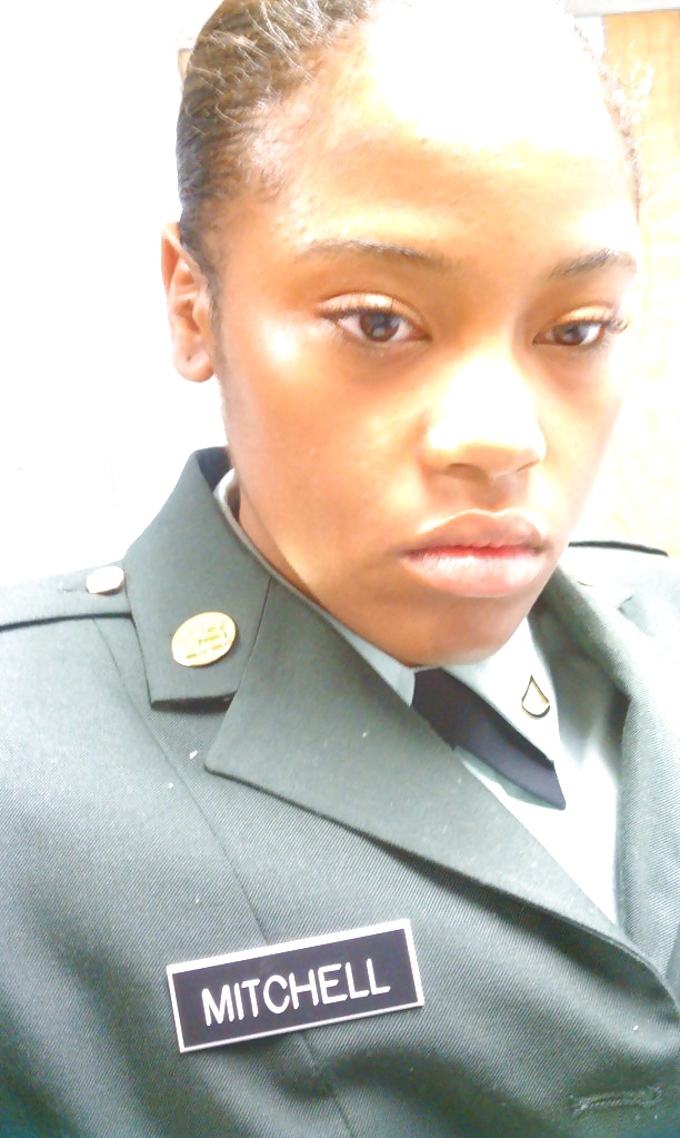 Ebony US Army Selfie #34359715