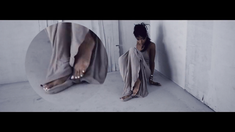 Rihanna feet in her music video #25331486