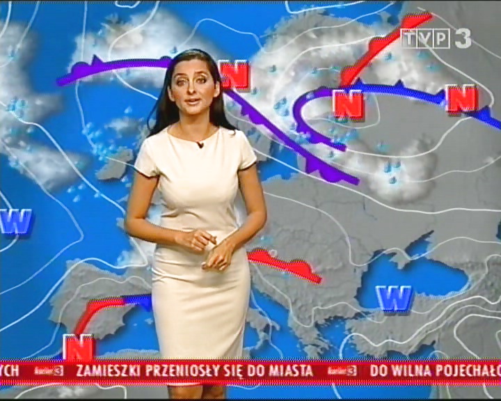 Beata Gubernat Polish busty weather girl #24151959