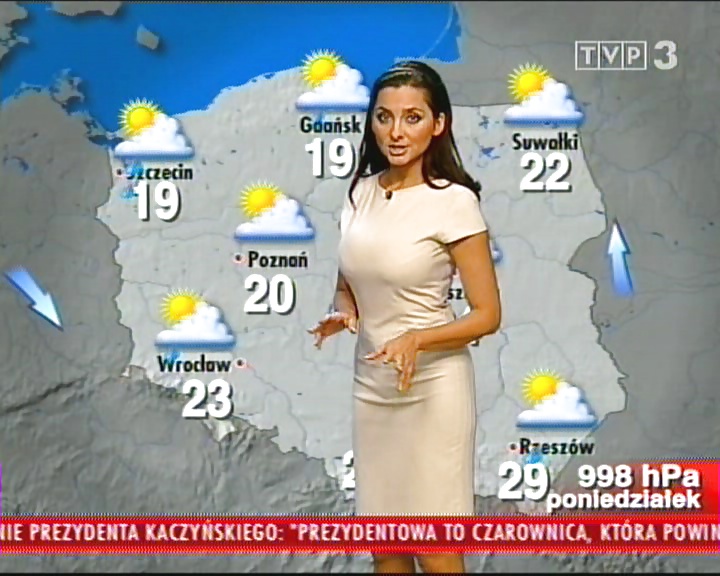 Beata Gubernat Polish busty weather girl #24151964