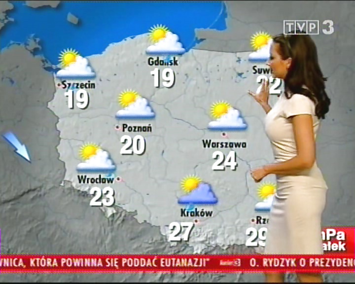 Beata Gubernat Polish busty weather girl #24151975