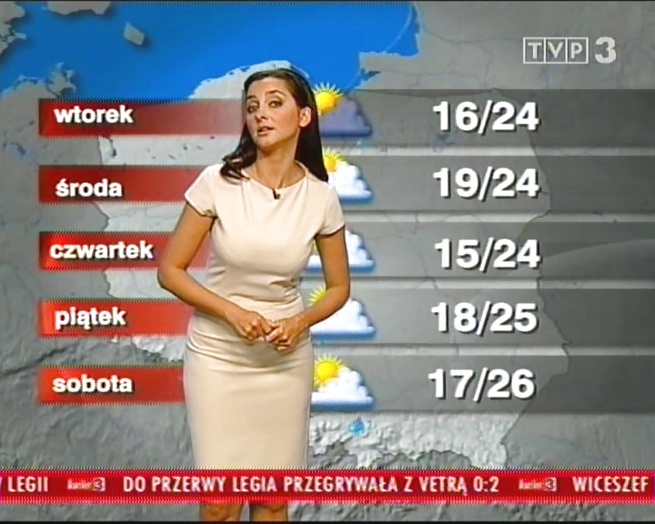 Beata Gubernat Polish busty weather girl #24151990