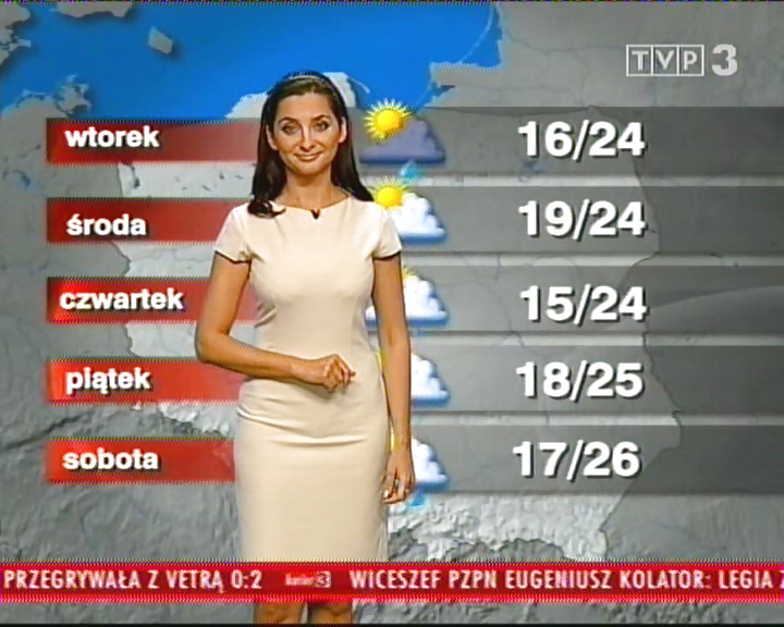 Beata Gubernat Polish busty weather girl #24151995