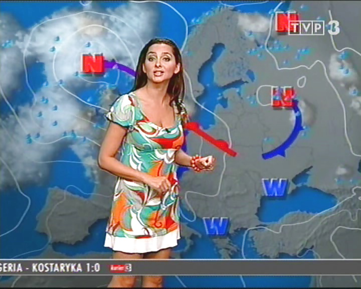 Beata Gubernat Polish busty weather girl #24152050