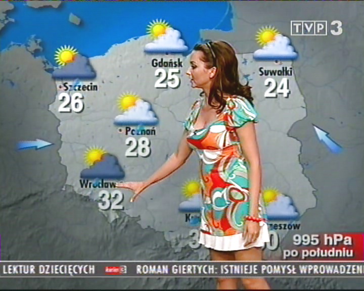 Beata Gubernat Polish busty weather girl #24152067