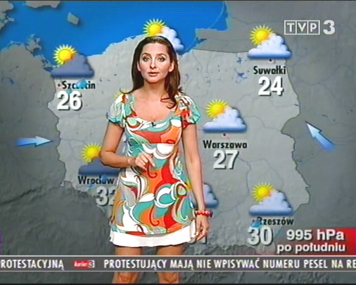 Beata Gubernat Polish busty weather girl #24152076