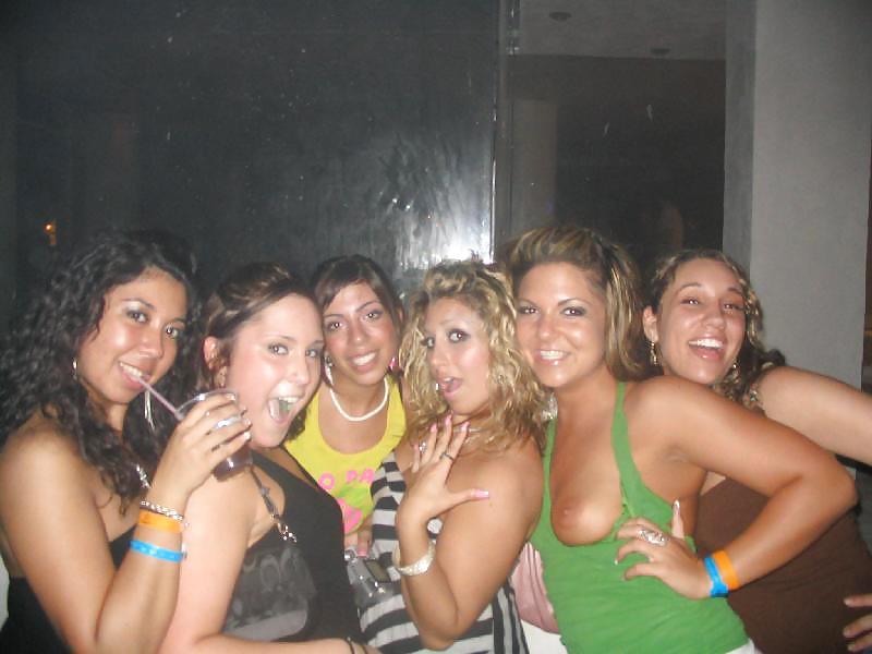 Party girls flashing boobs #37116291