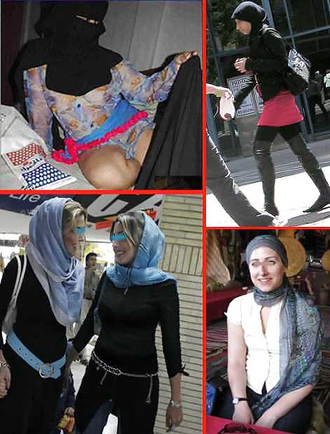Outdoor jilbab hijab niqab arab turkish tudung turban mallu8 #35855971