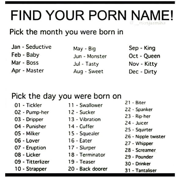 Find your porn name #23133515