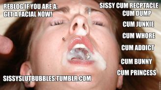 Captions cum slut Horny Slutwife
