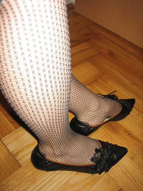 Nylon upskirt - just legs in nylons 2 #29950183