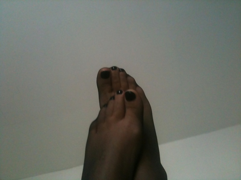 My feet in hold ups #33612082