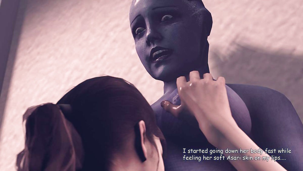 Liara T'soni, Zoey and Adriana Futanary story (Part 1) #39055888